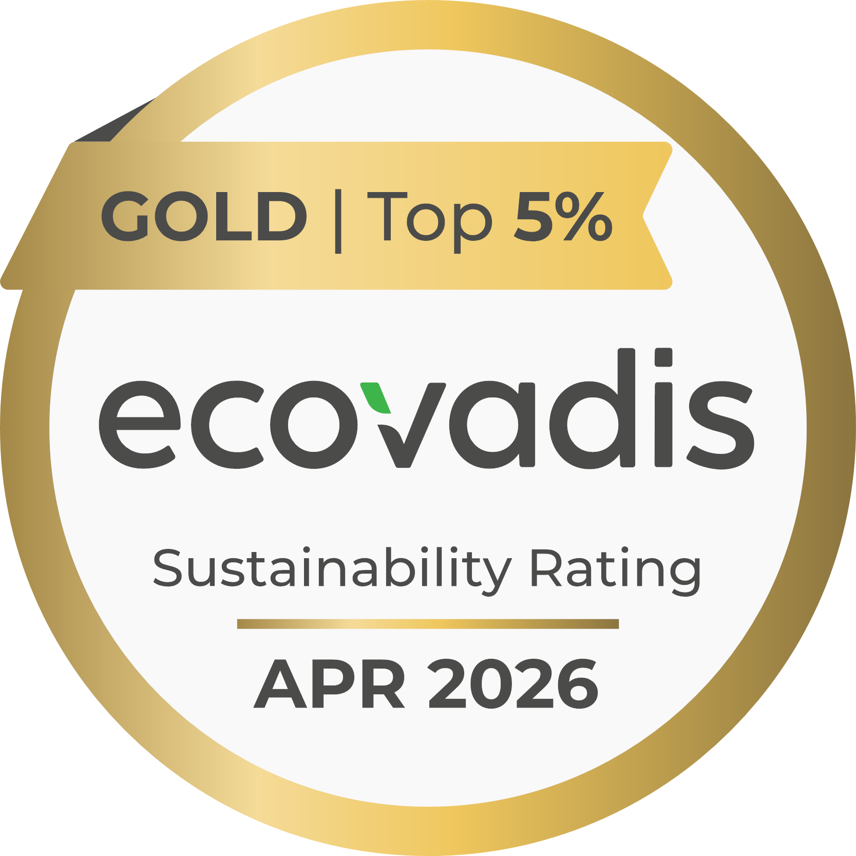 Ecovadis Medalla Gold